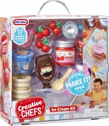 LITTLE TIKES Creative Chefs fagylaltkészlet 17 kiegészítővel