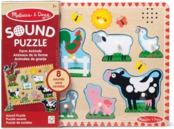 Melissa & Doug hangos fa puzzle