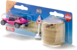 Siku buggy szalaggal – rózsaszín strandszériás modell kreatív játékhoz