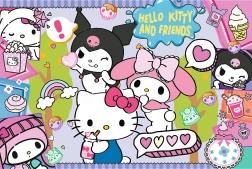 Puzzle Hello Kitty – Őrült trió 300 darab