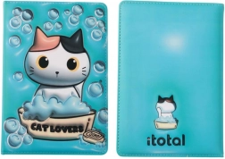 A5 jegyzetfüzet kék kemény borítással és habborítással 96 lap