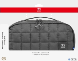 HORI Puff Pouch fekete tok NINTENDO SWITCH 2-höz