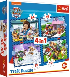 Puzzle 4 az 1-ben Mancs őrjárat – Kutyatörténetek