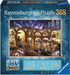 RAVENSBURGER EXIT – Éjszaka a múzeumban: szabadulós puzzle gyerekeknek (368 darab)