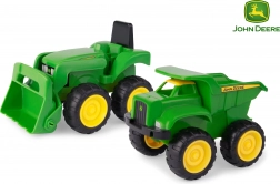 Gyermek szett JOHN DEERE traktor billenőplatóval 16 cm