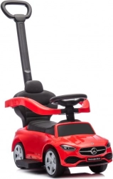 Mercedes 3 az 1-ben tolós kismotor piros