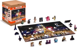Fa puzzle Párizs éjjel XL 600 – WOODEN CITY