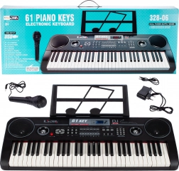 Elektronikus orgona 61 billentyű + mikrofon