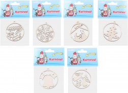 Fa karácsonyi dísz 63 mm