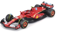 Ferrari SF-24 Formula–1 autómodell 1:43 Carlos Sainz pilótával díszdobozban
