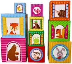 Lelin Erdei építőkocka torony