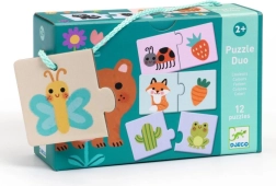 Djeco Eduludo Puzzle Duo – színek