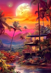 Puzzle Bűbájos alkonyat 1000 darab