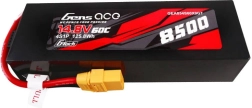 Gens ace G-Tech 8500mAh 14,8V 60C 4S1P Lipo akkumulátorcsomag PC anyagú tokkal, XT90 csatlakozóval