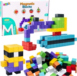 Mágneses építőkockák 3D – 96 darab