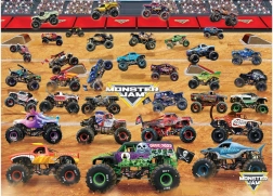 EUROGRAPHICS Monster Jam – teherautó összeállítás, 1000 darabos puzzle