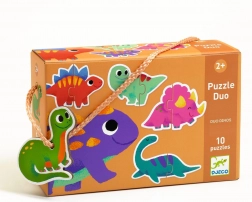 Puzzle Duo Dinoszauruszok