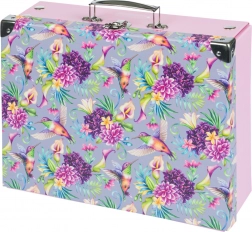 Összecsukható iskolai koffer BAAGL Kolibri fémveretekkel