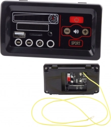 Zenei panel akkumulátoros járművekhez - 12V