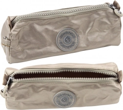 Egyrekeszes ezüst iskolai tolltartó