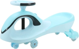 BABY MIX G-Force gravitációs lábbalhajtós jármű, kék, LED kerekekkel