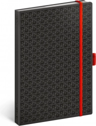 NOTIQUE vonalas jegyzetfüzet TERIBEAR A5, fekete, 15 × 21 cm