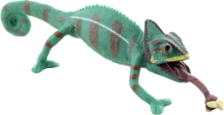 Műanyag kaméleon gyerekeknek 12 cm