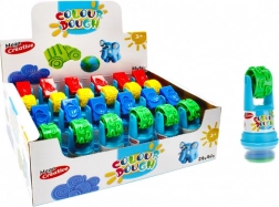 COLOUR DOUGH gyurmakészlet hengerrel és pecsétekkel