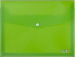 Térbeli mappa A4 patentos zárással, zöld Opaline