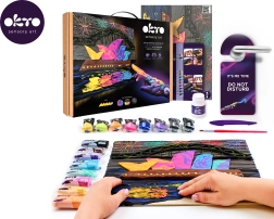 Okto modellező masszával festés – Sydney Operaház 30 × 40 cm