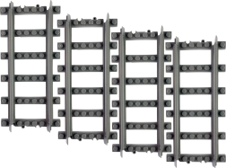 BLOXO egyenes sínek RAPPA vonatokhoz és villamosokhoz – 4 db