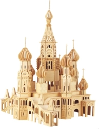 Woodcraft fa 3D puzzle – Szentpétervár templom