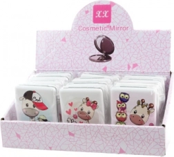 Zsebtükör zsiráfmintával, 6 féle