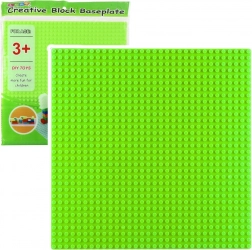 Építőelemtartó tábla világos zöld 25,5x25,5 cm