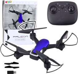 Falcon drón hat tengellyel és LED világítással