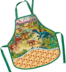 Gyermek kötény rajzórára dinoszauruszos 50 × 55 cm - 1 db