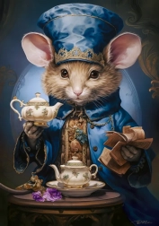 500 darabos puzzle – Teaidő, Egérke