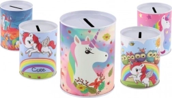 Fém persely egyszarvú mintával