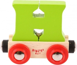 BIGJIGS RAIL vagon favasúthoz – H betű