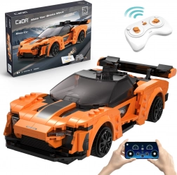 CaDA RC sportautó BLAZE CAR építőkészlet, narancssárga, Dual Mode, 295 darab