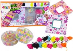 DIY ékszerkészítő készlet – hímzőfonal karkötők