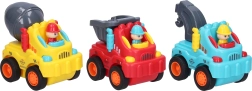 9,5 cm-es építőipari kisautó