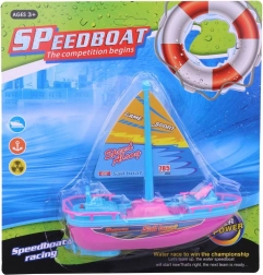 Műanyag vitorláshajó elemmel