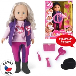 Adélka lovaglány beszélő baba 38 cm