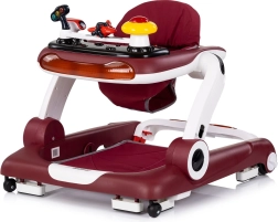 Chipolino interaktív járássegítő Little Explorer 4 az 1-ben, piros