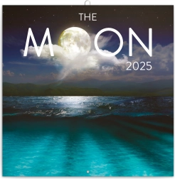 Jegyzetelős falinaptár Hold 2025 30 × 30 cm
