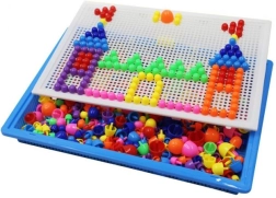 Színes mozaik 296 gombával