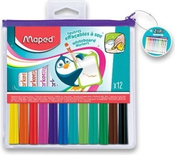 MAPED Színes táblafilcek fehér táblához WB Fun Colours 12 db