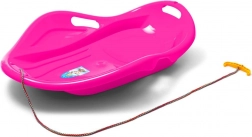 Gyermek szánkózó csúszka Kagyló BABY MIX Premium Komfort 80 cm rózsaszín