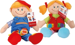 Small Foot Chiara és Massimo textilbabák, 2 darabos szett